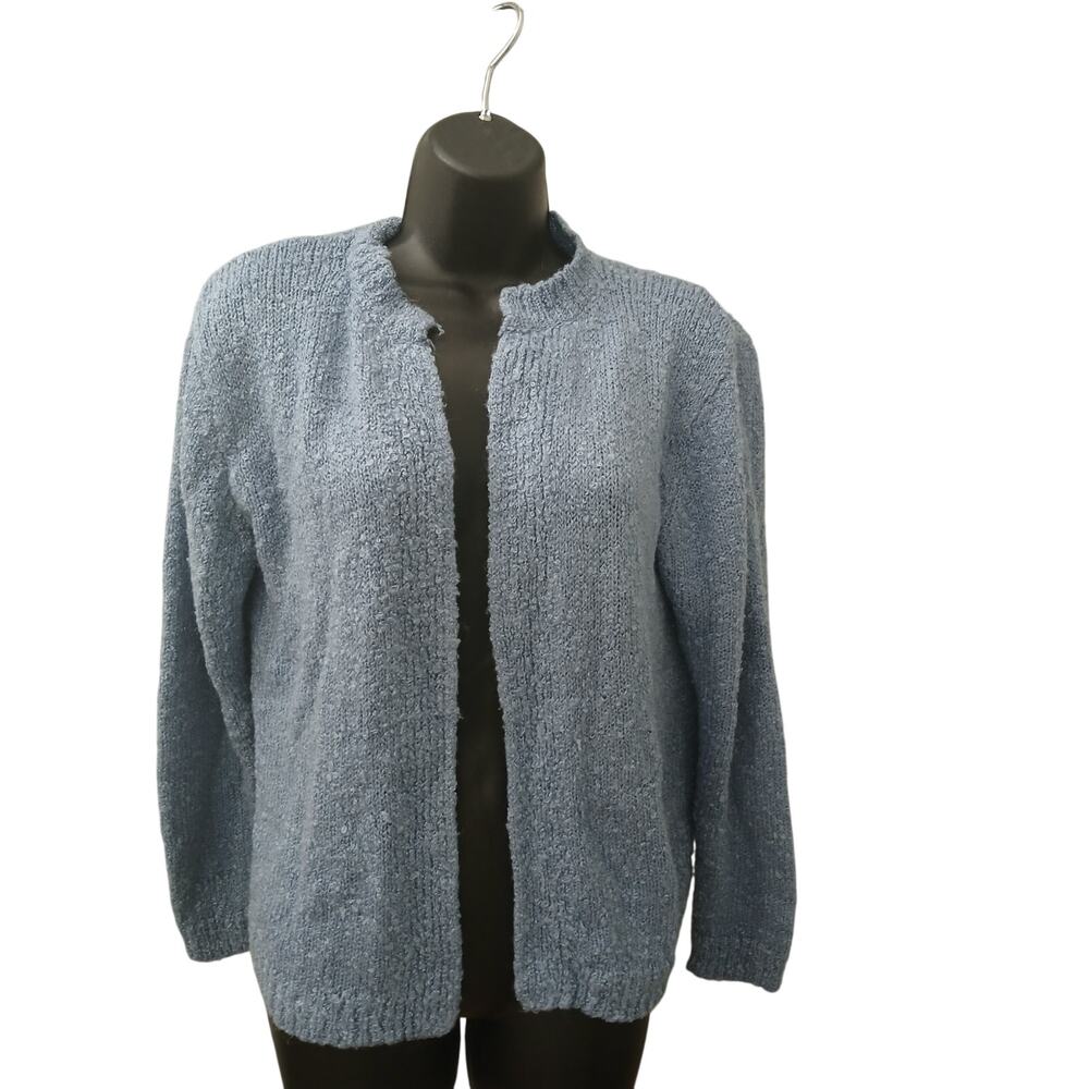 The Import Workshop Vintage Dusty Blue Knit Cardigan Casual Fit M
